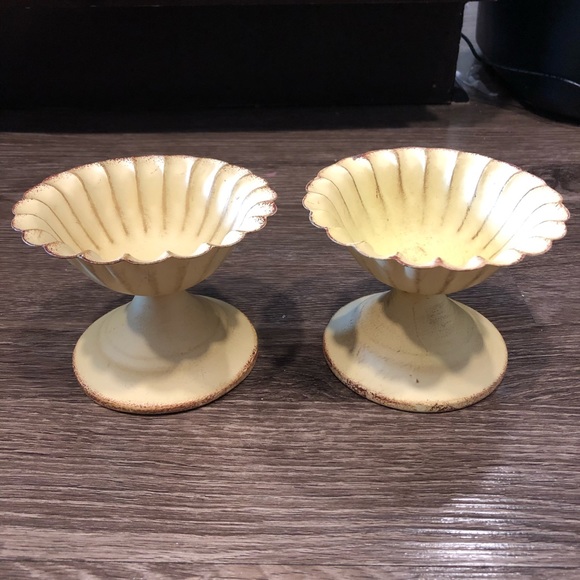 Other - 2 Small Yellow Table Decor